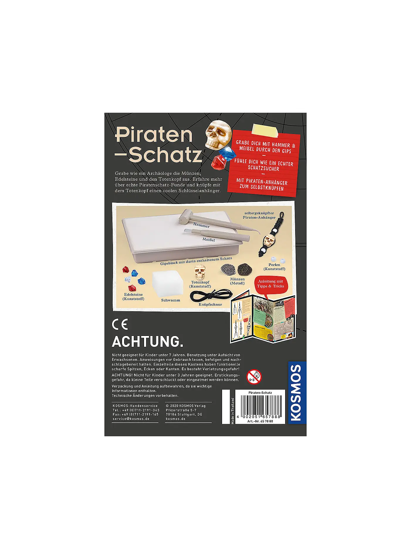 KOSMOS | Piratenschatz Ausgrabungs-Set | 